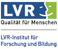 Logo des LVR-Instituts für Forschung und Bildung mit Schriftzug und LVR-Logo untereinander.